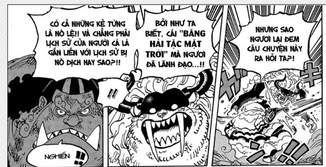 Soi những chi tiết thú vị trong One Piece chap 1018: Thần mặt trời Nika là ai? (P.2) - Ảnh 5.
