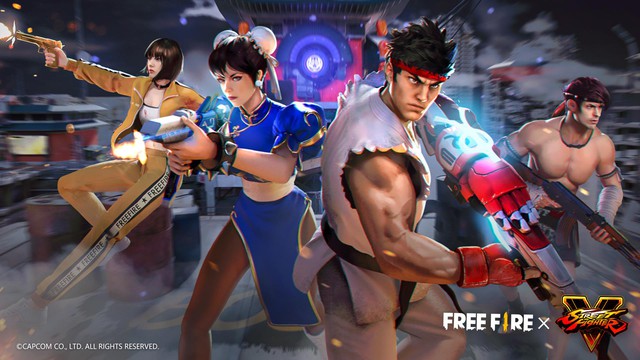 Free Fire sẵn sàng tung chưởng trong màn hợp tác toàn cầu với Street Fighter V Photo-1-16252055632982070763943