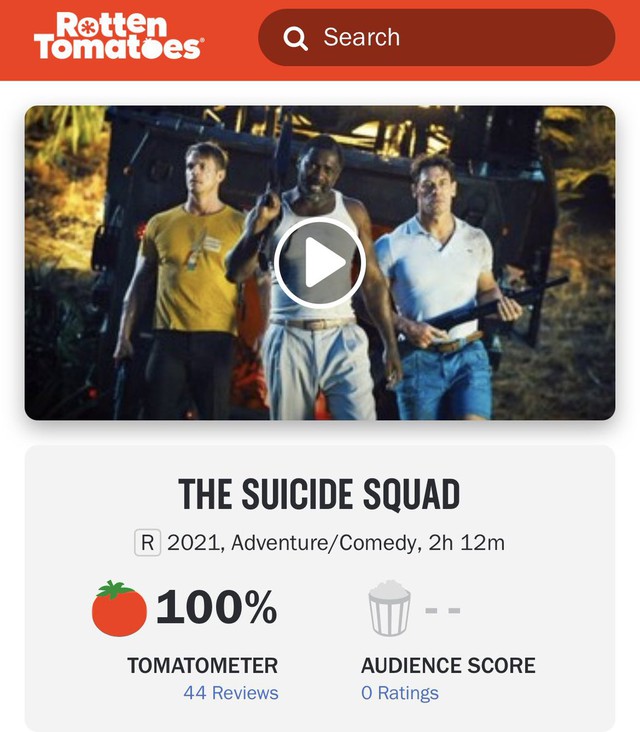 The Suicide Squad mở điểm với 100% cà chua tươi, bom tấn hành động đáng xem nhất năm đây rồi - Ảnh 1.