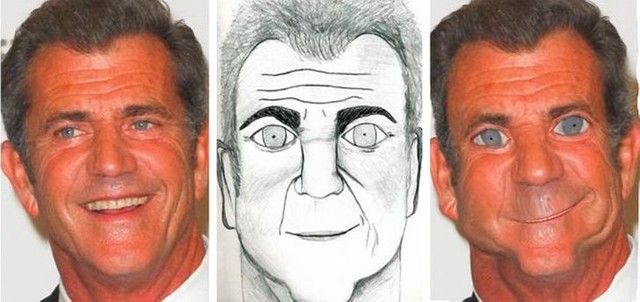 Nhìn tranh người hâm mộ vẽ người nổi tiếng, có cái gì đó sai khủng khiếp khiến mặt ai cũng bị biến dạng - Ảnh 3.