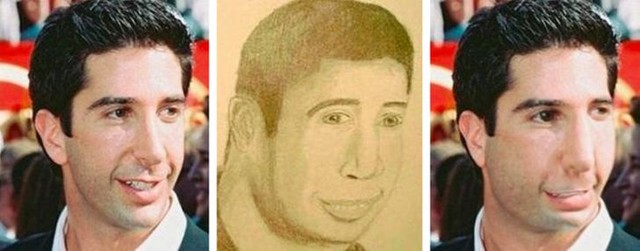 Nhìn tranh người hâm mộ vẽ người nổi tiếng, có cái gì đó sai khủng khiếp khiến mặt ai cũng bị biến dạng - Ảnh 7.