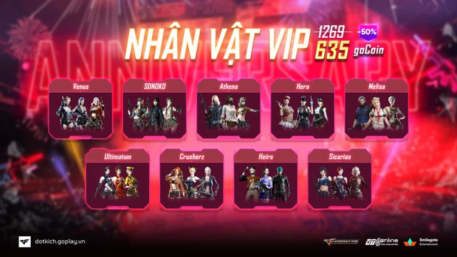 Kỷ niệm 1 năm về nhà mới, Đột Kích giảm giá khủng kho hàng VIP - Ảnh 3. Kỷ niệm 1 năm về nhà mới, Đột Kích giảm giá khủng kho hàng VIP - Ảnh 3.