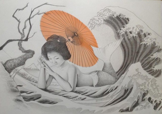Truyền thuyết nàng tiên cá siêu dị trong thần thoại Nhật Bản - Ảnh 1.