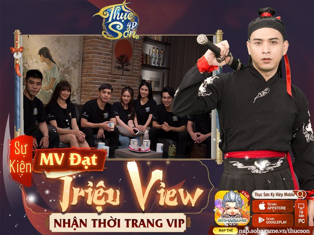 Đại sứ Hồ Quang Hiếu tung MV mới cực nhắng, cùng dàn trai xinh gái đẹp mừng sinh nhật 2 tuổi của Thục Sơn Kỳ Hiệp Mobile - Ảnh 7.