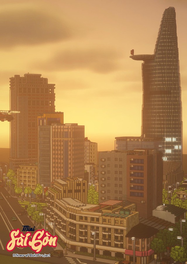 Game thủ tái hiện thành phố Hồ Chí Minh tươi đẹp trong tựa game Minecraft - Ảnh 6.