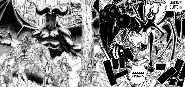 One Piece: MXH bùng nổ ảnh chế sau chapter 1021, Robin hóa quỷ cũng không giật gân bằng dâm long Momonosuke trưởng thành - Ảnh 5.
