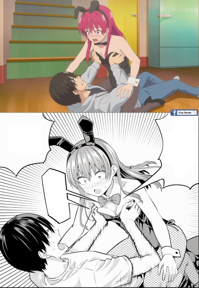 So sánh nét vẽ giữa manga và anime Có bạn gái, lại thêm bạn gái, bản gốc đã đỉnh lên hoạt hình lại càng tuyệt hơn - Ảnh 1.