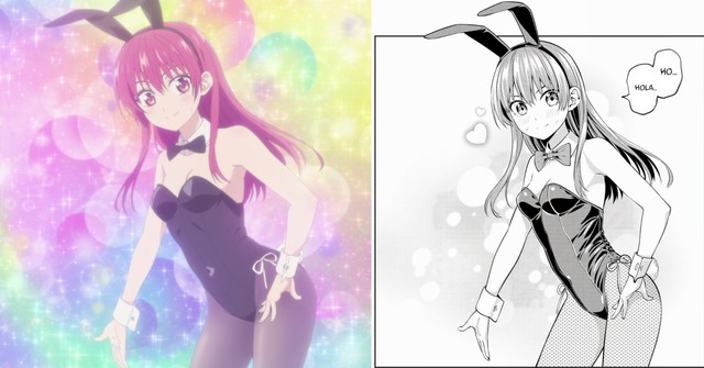 So sánh nét vẽ giữa manga và anime Có bạn gái, lại thêm bạn gái, bản gốc đã đỉnh lên hoạt hình lại càng tuyệt hơn - Ảnh 4.