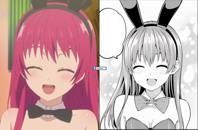 So sánh nét vẽ giữa manga và anime Có bạn gái, lại thêm bạn gái, bản gốc đã đỉnh lên hoạt hình lại càng tuyệt hơn - Ảnh 5.