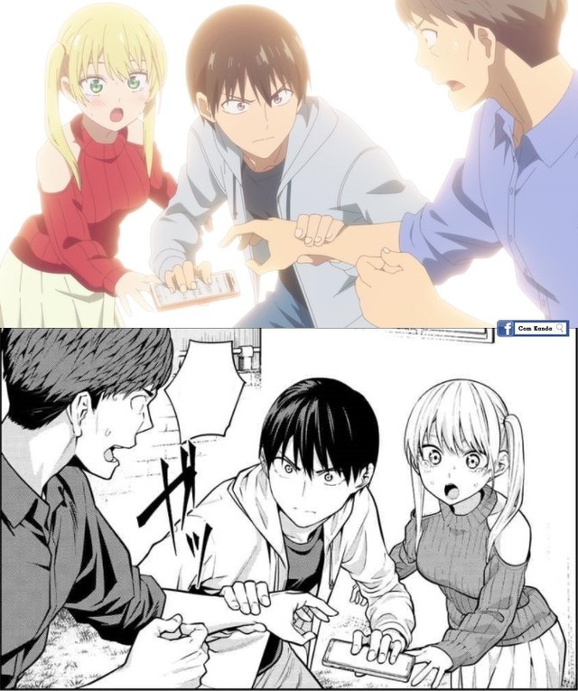 So sánh nét vẽ giữa manga và anime Có bạn gái, lại thêm bạn gái, bản gốc đã đỉnh lên hoạt hình lại càng tuyệt hơn - Ảnh 14.