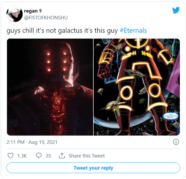 Fan phát cáu vì netizen nhầm lẫn Celestial thành Galactus trong trailer mới của Eternals - Ảnh 5.