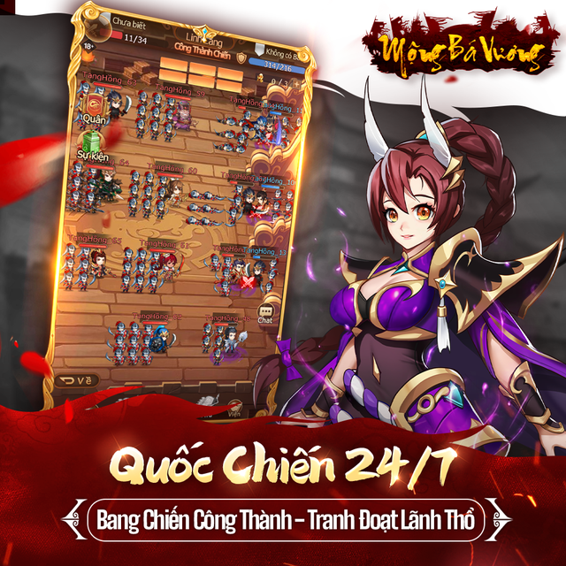 Mộng Bá Vương – Tựa game mobile chiến thuật Tam Quốc cực “Cute” sắp ra mắt game thủ Việt - Ảnh 2. Mộng Bá Vương – Tựa game mobile chiến thuật Tam Quốc cực “Cute” sắp ra mắt game thủ Việt - Ảnh 2.