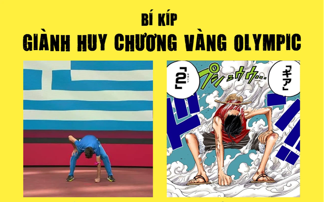 Các fan One Piece phấn khích khi vận động viên nhảy xa cosplay gear 2 của Luffy để giật huy chương vàng Olympic - Ảnh 2.