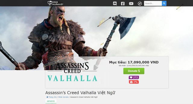 Bom tấn Assassins Creed Valhalla chuẩn bị có phiên bản Việt Ngữ 100% - Ảnh 2.