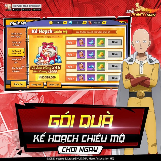 Ai bảo lấy quà của NPH là khó? Bí kíp cực dễ để hốt sạch quà dành cho game thủ One Punch Man: The Strongest - Ảnh 8.