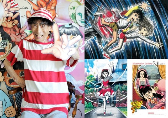 Loạt ảnh tấu hài cực yêu đời của Ito Junji và các tác giả manga kinh dị nổi tiếng Nhật Bản - Ảnh 3.