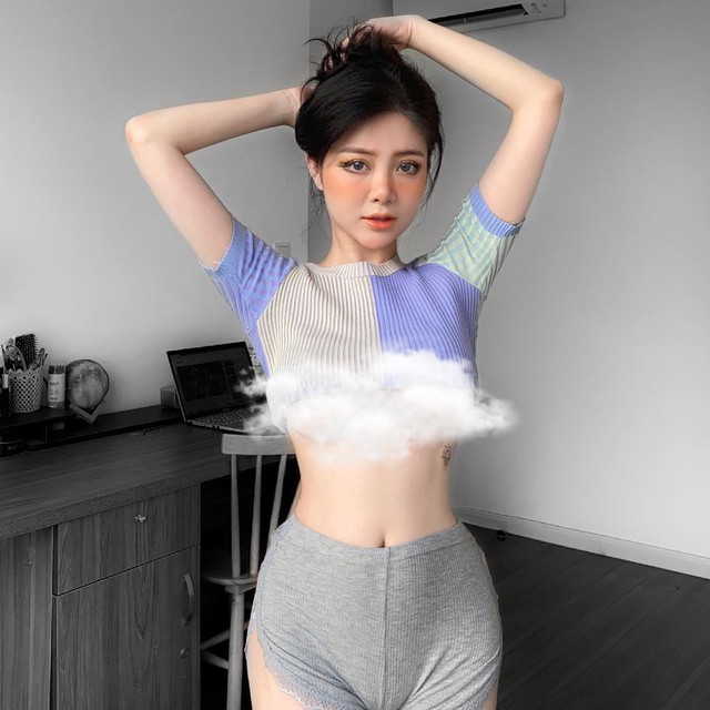 Chụp hình sexy rồi che đi chỗ hở, liệu có thành “trend mới của các nữ streamer? - Ảnh 5.