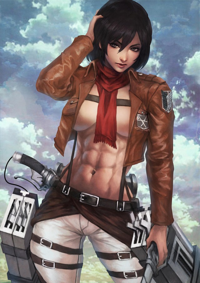 Giật mình khi thấy mỹ nhân mạnh mẽ của Attack on Titan vô cùng quyến rũ khi theo đuổi phong cách Ecchi - Ảnh 10.