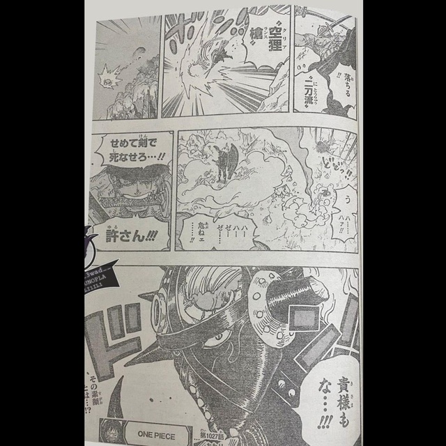 One Piece chap 1027: Zoro suýt bị đánh văng khỏi đảo Oni, King bị chém nửa bên mặt - Ảnh 11.