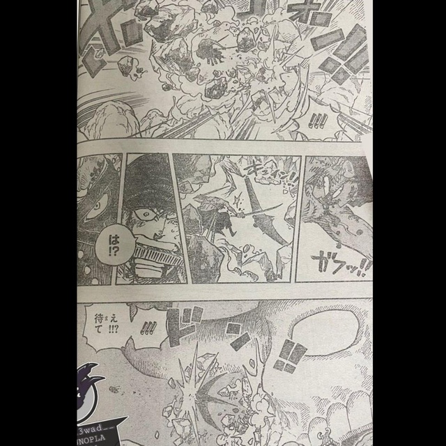 One Piece chap 1027: Zoro suýt bị đánh văng khỏi đảo Oni, King bị chém nửa bên mặt - Ảnh 9.