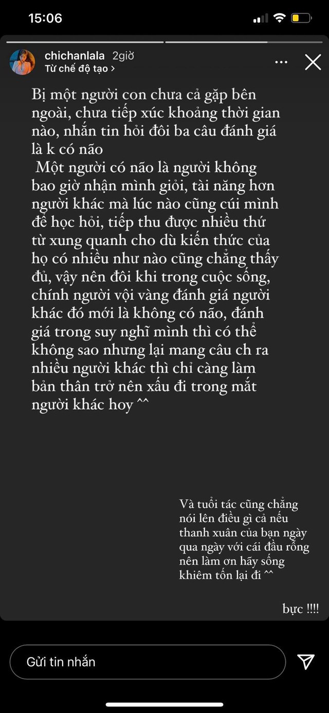 Bị xúc phạm “không có não, nữ streamer từng đoạt giải Toán cấp Quốc gia nhắn nhủ sâu cay: Sống khiêm tốn đi - Ảnh 4.