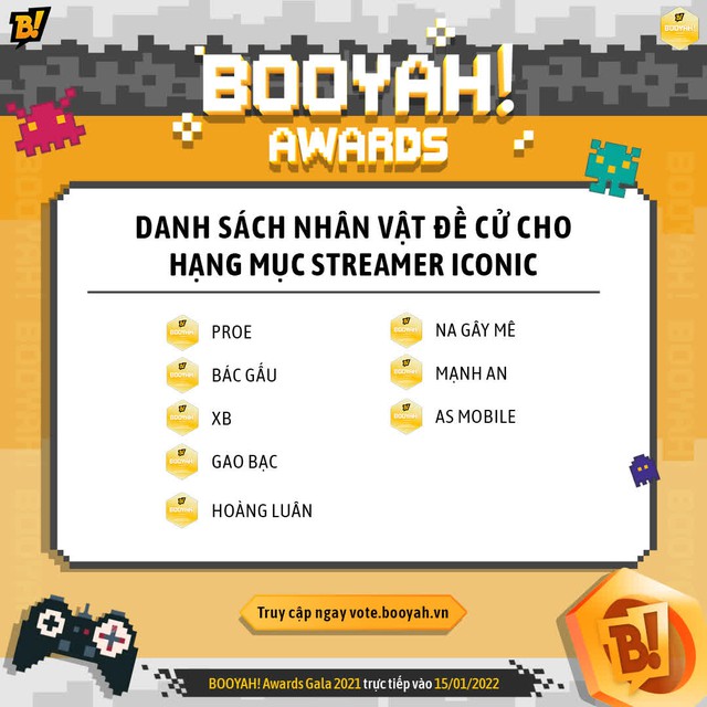Streamer Việt đang sốt xình xịch với cuộc bình chọn tại giải thưởng khác lạ giới game streaming - Ảnh 4.