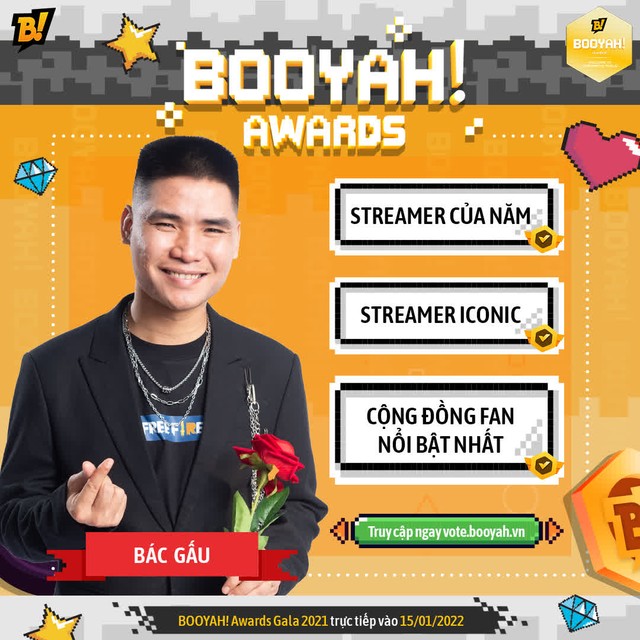 Streamer Việt đang sốt xình xịch với cuộc bình chọn tại giải thưởng khác lạ giới game streaming - Ảnh 6.