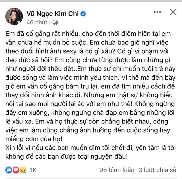 Nỗ lực đứng lên sau drama lộ hình “nóng”, nữ streamer vẫn “uất nghẹn” trước những thông tin thua thiệt - Ảnh 3.