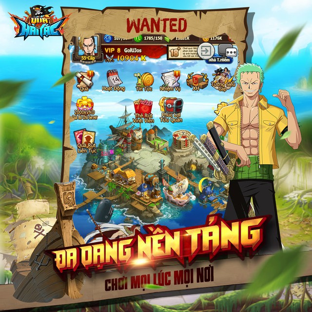 Thêm một tựa game xịn đề tài One Piece cập bến thị trường Việt Nam đầu năm 2022 - Ảnh 3. Thêm một tựa game xịn đề tài One Piece cập bến thị trường Việt Nam đầu năm 2022 - Ảnh 3.