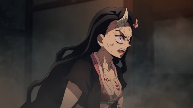 10 khoảnh khắc đáng nhớ của nữ quỷ siêu vòng một Nezuko trong tập 7 của Kimetsu no Yaiba: Yuukaku-hen - Ảnh 5.
