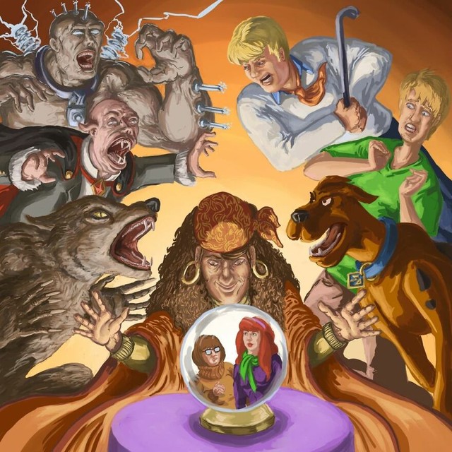 25 nhân vật phản diện trong Scooby-Doo bị biến tượng một cách kỳ quái khi được tái hiện theo phong cách rùng rợn - Ảnh 21.
