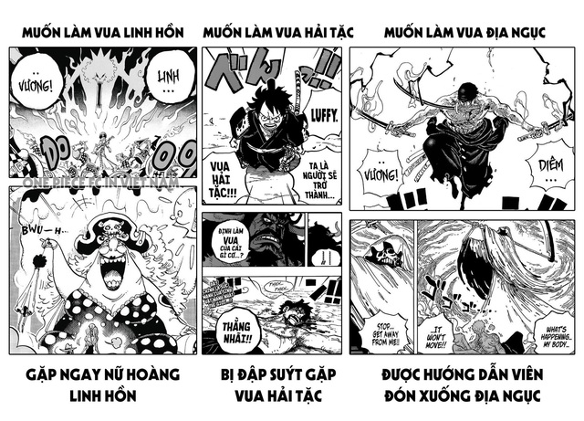 One Piece: Top 3 lần các thành viên băng Mũ Rơm bị bón hành ngập mồm vì gáy to muốn làm vua gì đó - Ảnh 1.