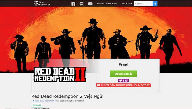 Bom tấn Red Dead Redemption 2 chính thức có bản Việt Hóa 100% - Ảnh 1.