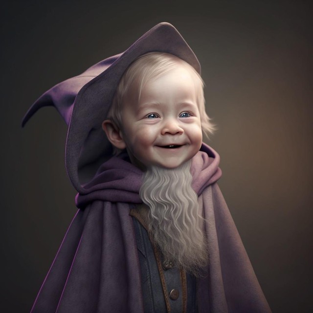 Khi dàn nhân vật Harry Potter hóa em bé: Thầy Dumbledore hài hước, phản diện đáng yêu hơn hẳn - Ảnh 11.