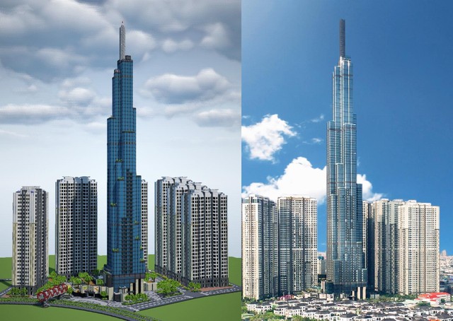 Game thủ tái dựng tòa nhà cao nhất Việt Nam Landmark 81 trong Minecraft - Ảnh 2.