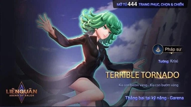 Liên Quân đúng là game dành cho người từ 18 vì Tatsumaki quá bốc lửa, CĐM zoom kỹ thấy “không có đồ... nhỏ” - Ảnh 1.