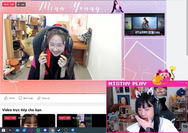 Mina Young appeared with a strange image on Stream, revealing the cuckolding story and the truth behind the 