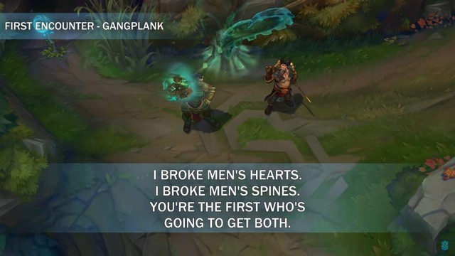 Not Gangplank, Braum is the only champion in League of Legends to be flirted with by Illaoi, the dialogue still smells of 18+ - Photo 11.