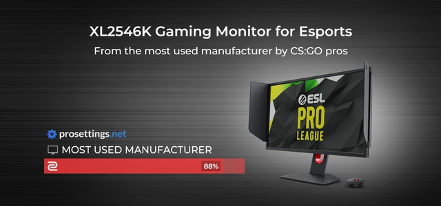 ZOWIE XL2546K is the official screen of the ESL Pro League - Photo 1.