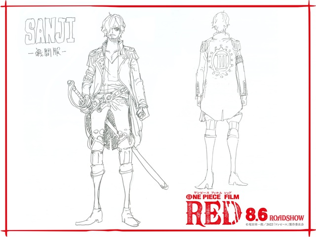 One Piece Film Red reveals new Straw Hat crew costumes: Zoro turns into a French aristocrat, Sanji wields a sword - Photo 4.
