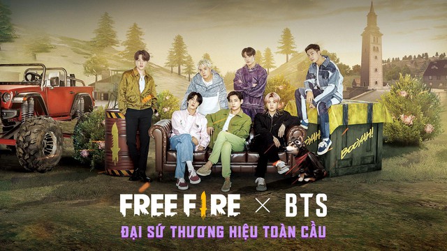 Nhóm nhạc biểu tượng của thế kỷ 21 - BTS trở thành đại sứ thương hiệu toàn cầu của Free Fire! - Ảnh 1.