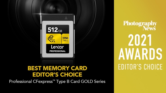 Thẻ Lexar Professional CFexpress Type-B giành giải thưởng Thẻ nhớ tốt nhất được BTV lựa chọn’ của tạp chí Photography News - Ảnh 1.
