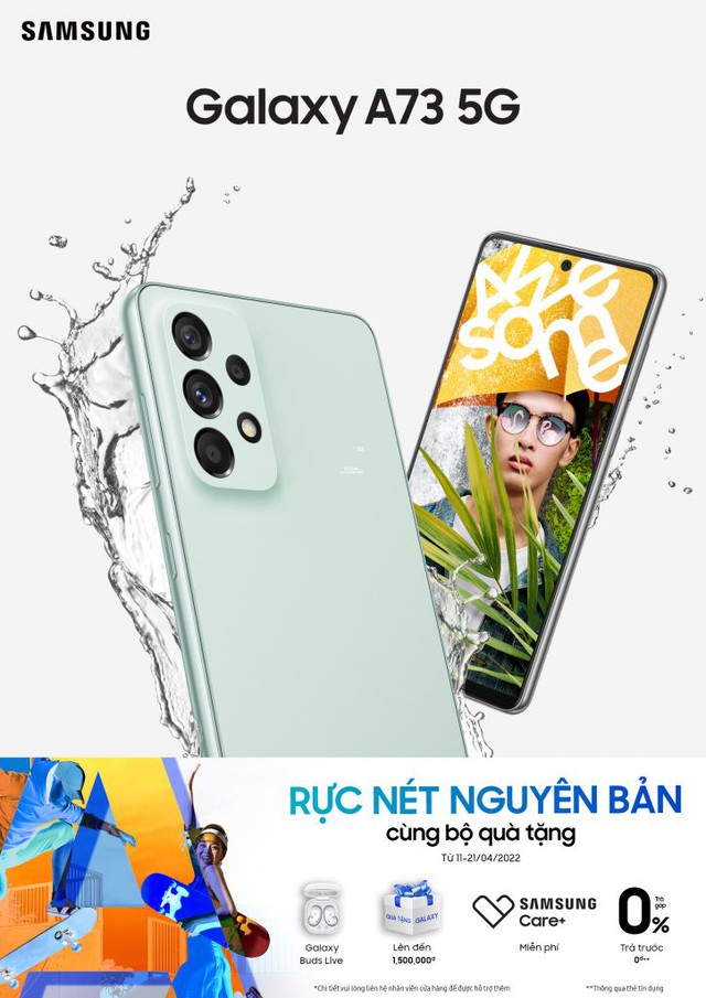 Mở bán Samsung Galaxy A73 5G và A33 5G: Bứt phá chuẩn camera, bắt trọn nét nguyên bản - Ảnh 3.