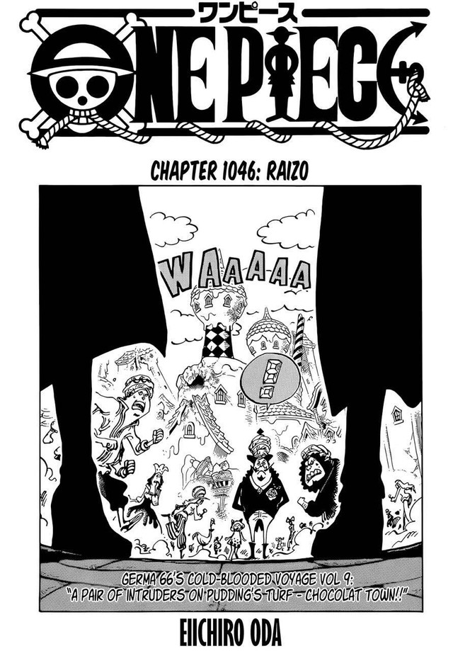 One Piece: 2 nhân vật bí ẩn xuất hiện tại Totto Land ở chap 1046 là ai, Germa 66 quay lại cứu người? - Ảnh 1.