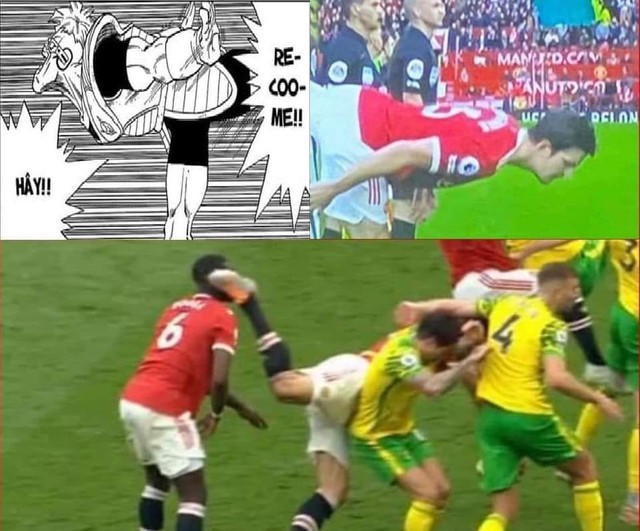 Recreating Sanji's divine kick, One Piece fans think that the MU captain is indeed a rare comedian center-back - Photo 5.