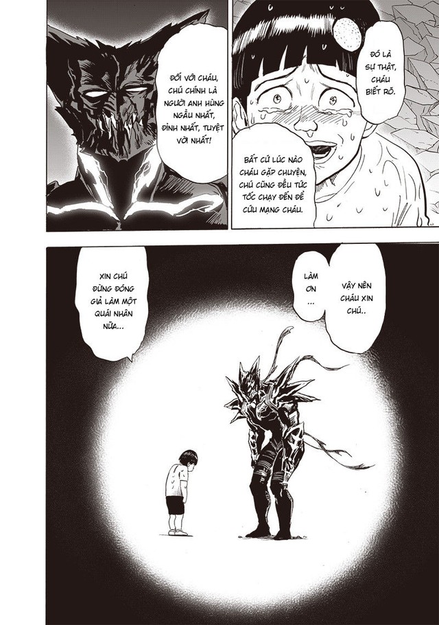 One Punch Man: Saitama sẽ tha mạng cho Garou vì cậu bé đặc biệt mang tên Tareo - Ảnh 2.
