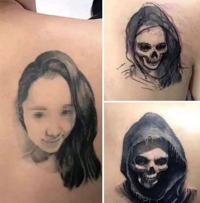 Accidentally tattooing his girlfriend's face on his body and then breaking up, the young man had a super cool treatment that made fans only admire his infinite IQ - Photo 1.