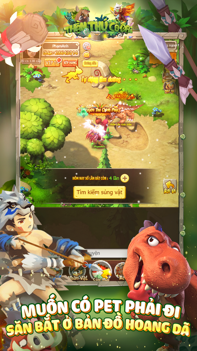 Thần Thú Cổ Đại Mobile, game săn thú đấu pet chơi cực cuốn cập bến Việt Nam - Ảnh 6.