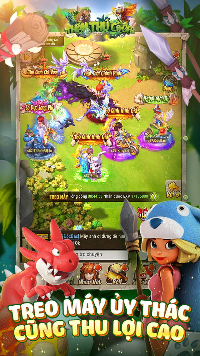 Ancient Animals Mobile, a very attractive pet-fighting game that landed in Vietnam - Photo 1. Ancient Animals Mobile, a very attractive pet-fighting game that landed in Vietnam - Photo 1.
