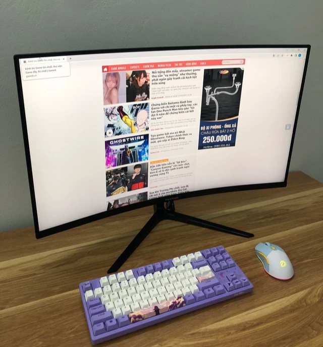 ViewSonic VX3219-PC-mhd: Màn hình cong siêu to, chơi game và giải trí ngon lành - Ảnh 6.